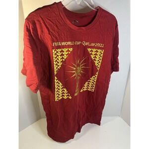 Mens M 2022 Fifa World Cup Opening Qatar T Shirt Soccer Officially Licensed